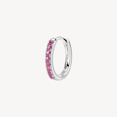 Immagine di Orecchino Singolo Donna A Cerchietto Ruby Gioielli Brosway Fancy | FPR85
