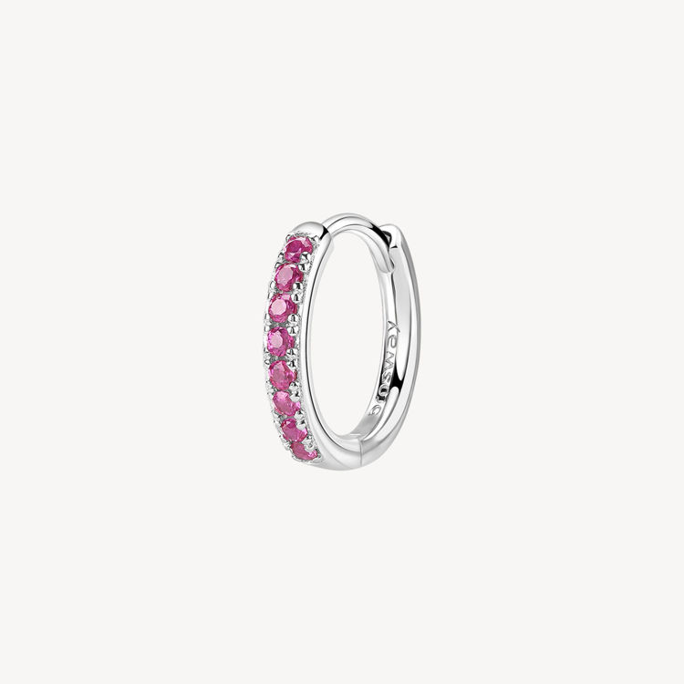Immagine di Orecchino Singolo Donna A Cerchietto Ruby Gioielli Brosway Fancy | FPR85