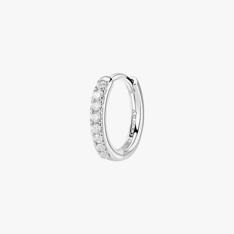 Immagine di Orecchino Singolo Donna A Cerchietto Con Zirconi Gioielli Brosway Fancy | FIW89