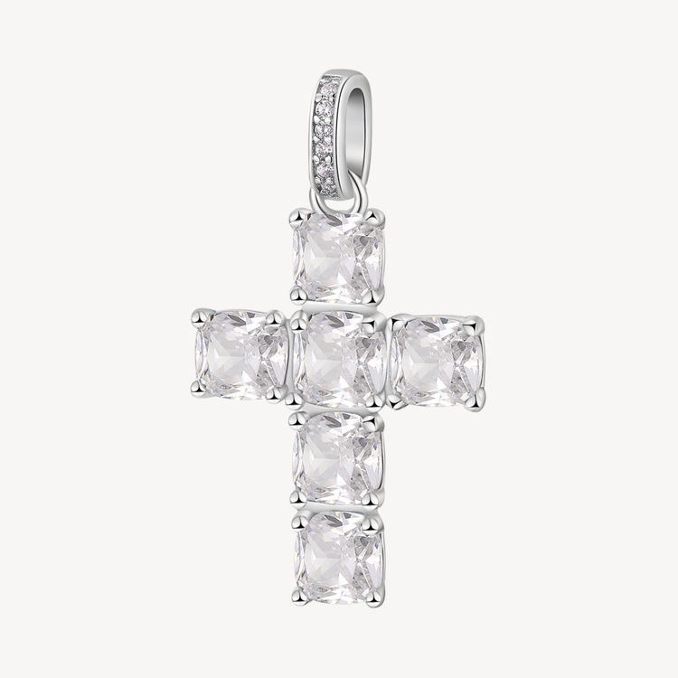 Immagine di Charm Donna Croce Con Zirconi Gioielli Brosway Fancy | FIW21