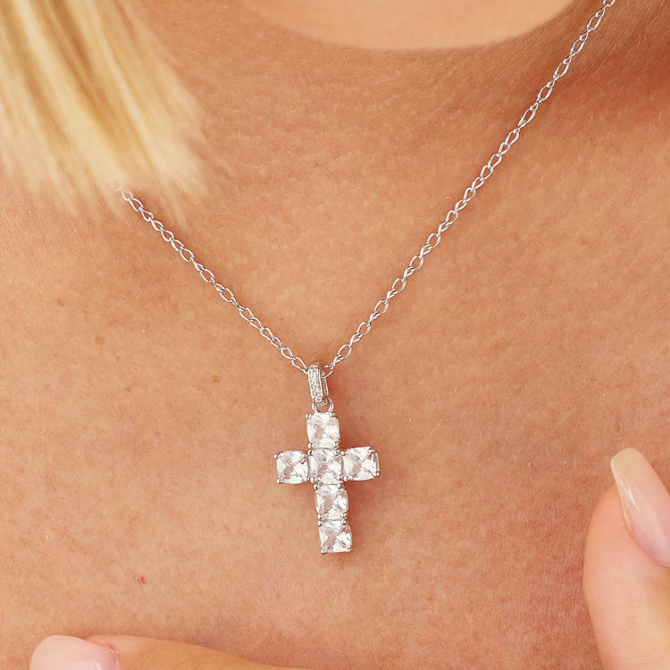 Immagine di Charm Donna Croce Con Zirconi Gioielli Brosway Fancy | FIW21