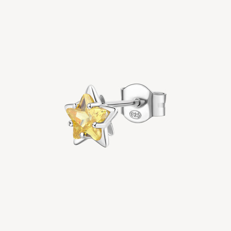 Immagine di Orecchino Singolo Donna A Lobo Stella Yellow Gioielli Brosway Fancy | FEY84