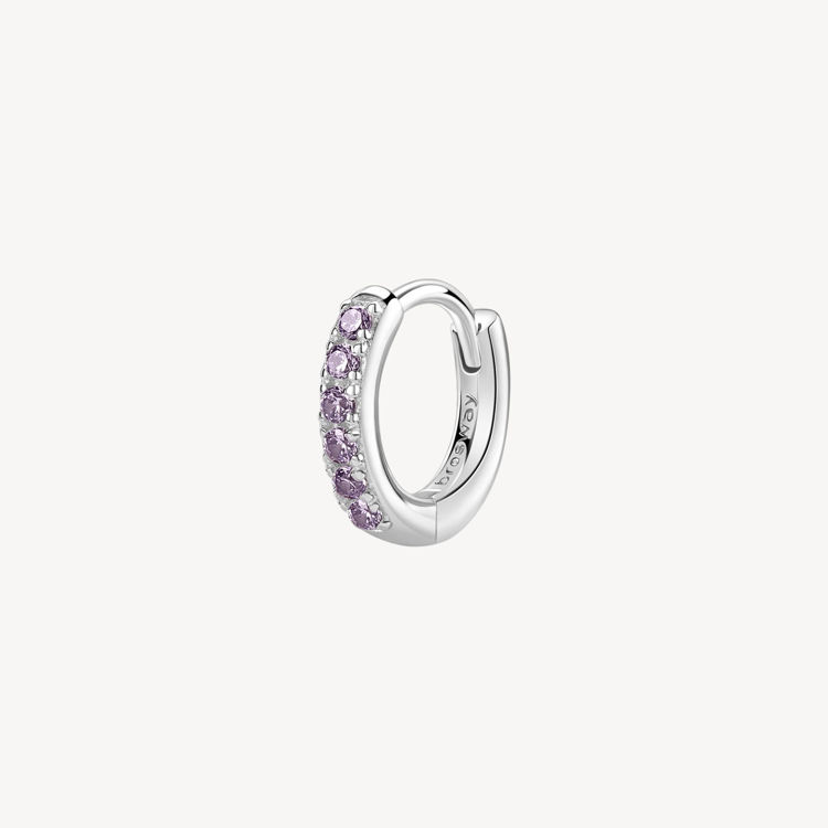 Immagine di Orecchino Singolo Donna A Cerchietto Amethyst Gioielli Brosway Fancy | FMP85
