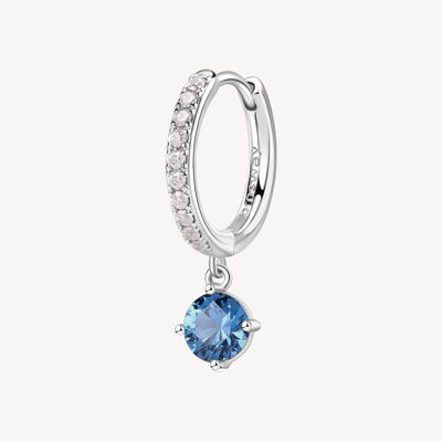 Immagine di Orecchino Singolo Donna A Cerchietto Con Pendente Freedom Blue Gioielli Brosway Fancy | FFB82
