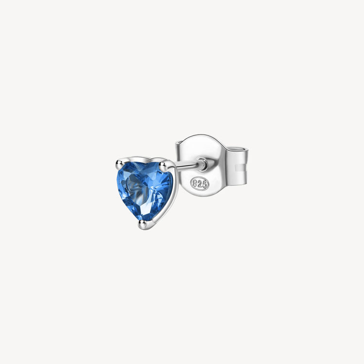 Immagine di Orecchino Singolo Donna A Lobo Cuore Freedom Blue Gioielli Brosway Fancy | FFB88