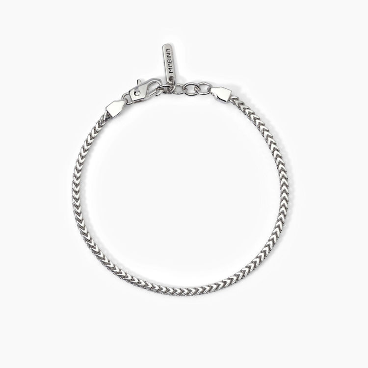 Immagine di Bracciale Uomo Con Catena Franco Gioielli Mabina | 533804