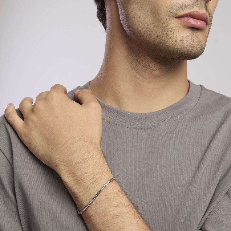 Immagine di Bracciale Uomo Con Catena Franco Gioielli Mabina | 533804