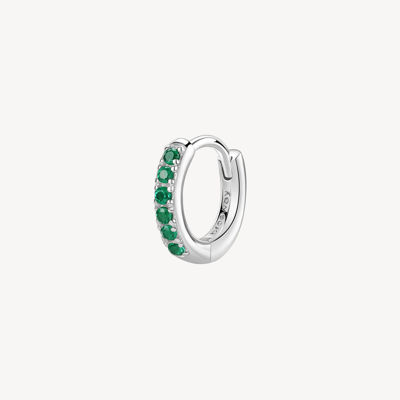 Immagine di Orecchino Singolo Donna A Cerchietto Green Gioielli Brosway Fancy | FLG80