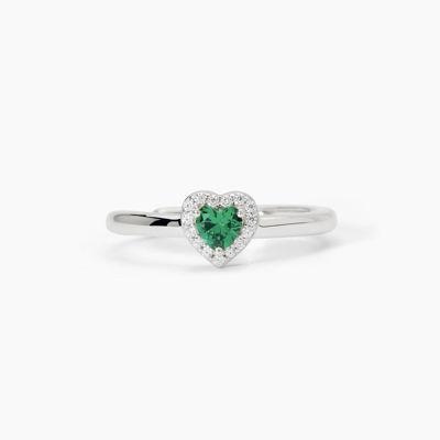 Immagine di Anello A Cuore Con Smeraldo Gioielli Mabina |  523382