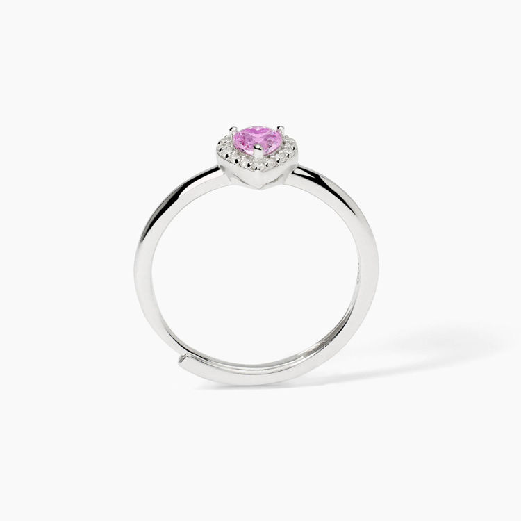 Immagine di Anello Con Cuore Rosa Gioielli Mabina |  523383