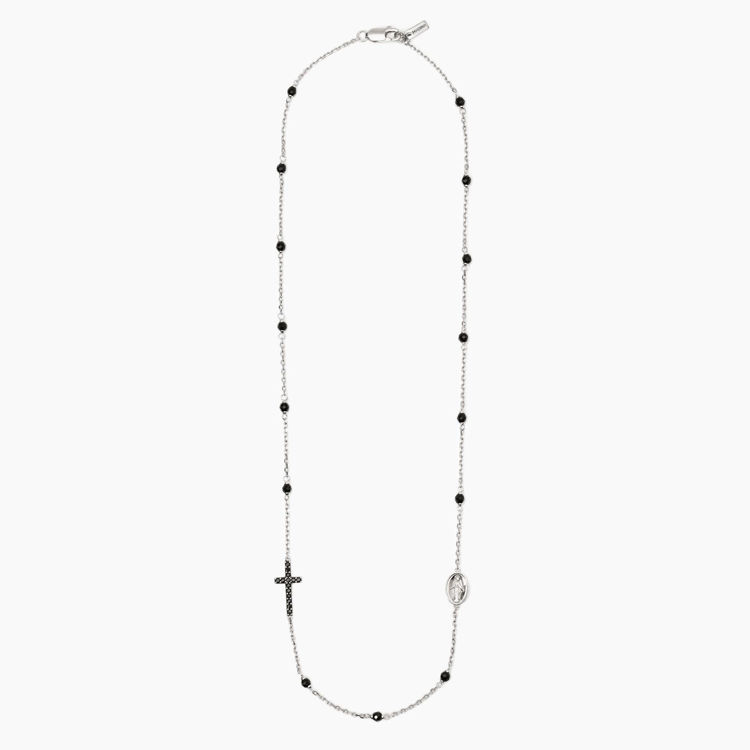 Immagine di Collana Uomo Con Croce E Madonnina Gioielli Mabina | 553680