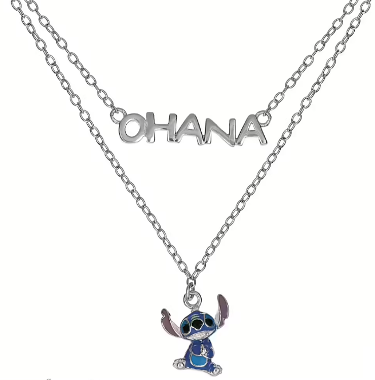 Immagine di Collana Bambina Stitch Ohana Gioielli Disney |  NS00059SRHL-17.CS