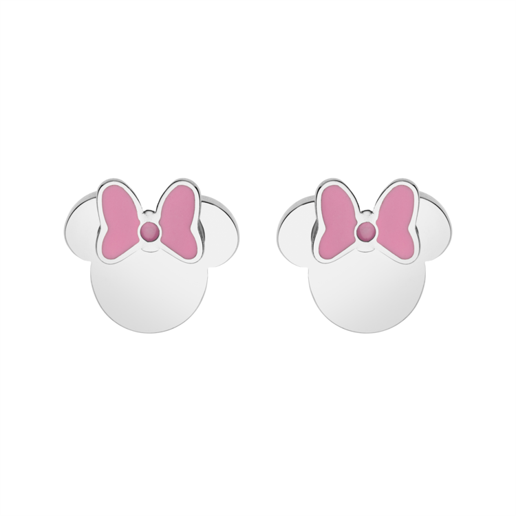 Immagine di Orecchini Bambina Acciaio E Smalto Rosa Gioielli Disney |  E600185NKL.CJ