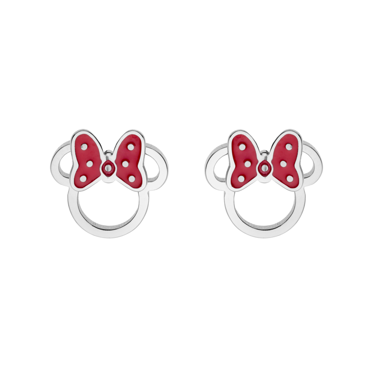 Immagine di Orecchini Bambina Acciaio E Smalto Rosso Gioielli Disney |  E600191NRL.CJ