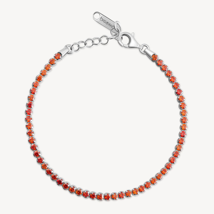 Immagine di Bracciale Tennis Orange Gioielli Brosway Fancy | FVO21