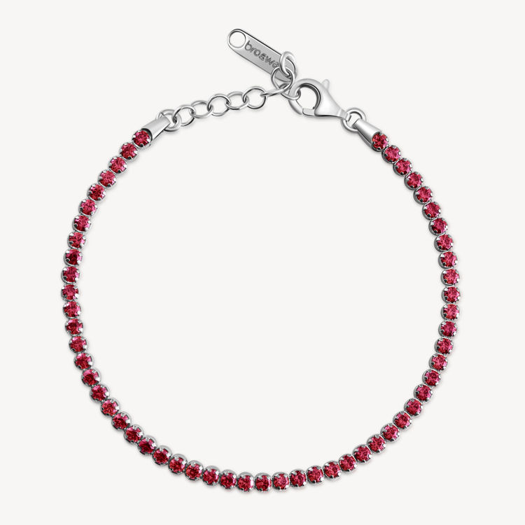 Immagine di Bracciale Tennis Ruby Gioielli Brosway Fancy | FPR107