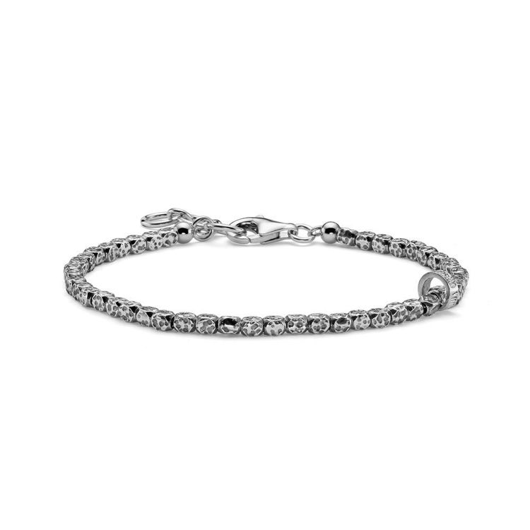 Immagine di Bracciale Uomo Urban Soul Pepite Di Argento Brunito Mariacristinasterling | G4616/19