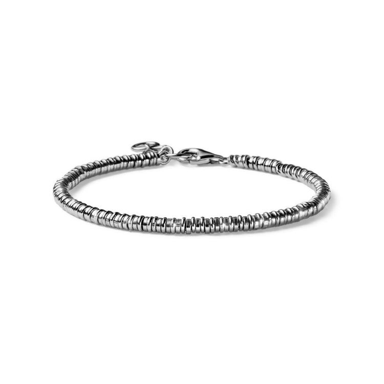 Immagine di Bracciale Uomo Snake In Argento Sottile Mariacristinasterling | G3595