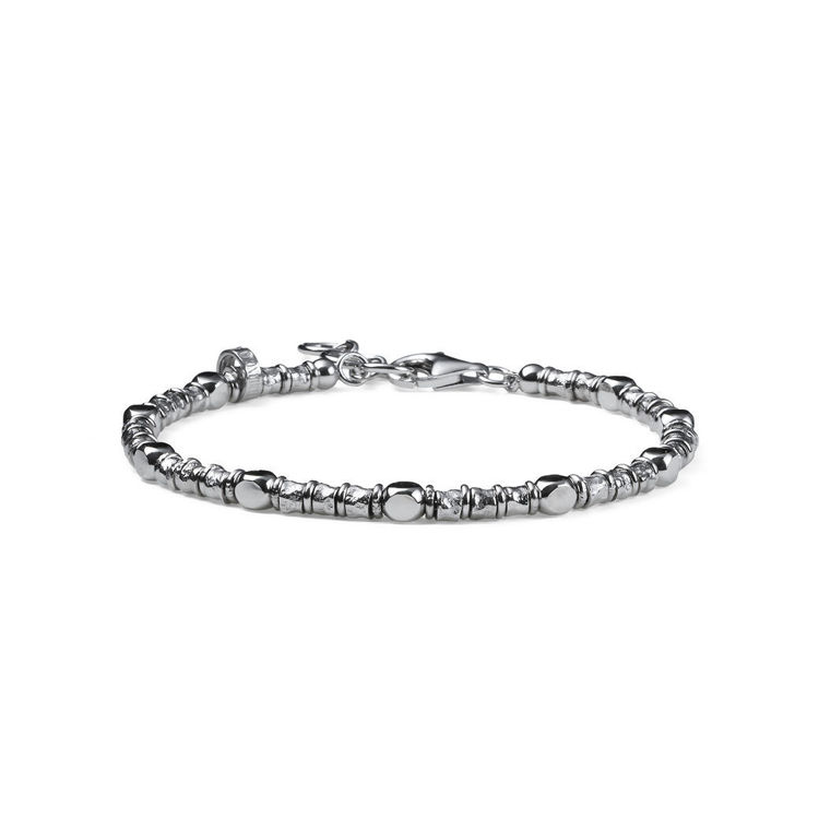Immagine di Bracciale Uomo Pepite E Cubi In Argento Mariacristinasterling | G4602