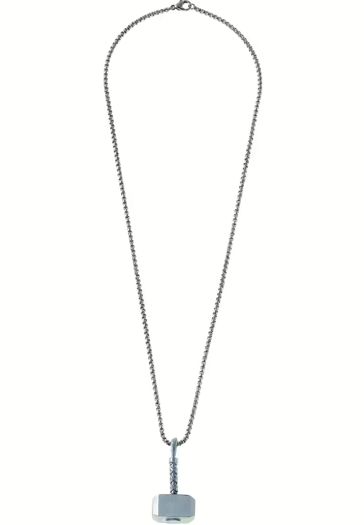 Immagine di Collana Con Martello Di Thor Gioielli Disney | N600501L-22.CS