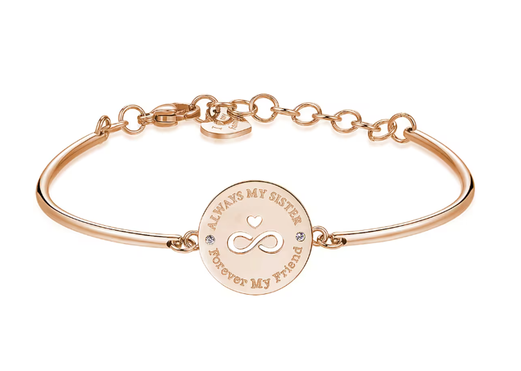 Immagine di Bracciale Brosway Chakra Pvd Oro Rosa Infinito | BHK272