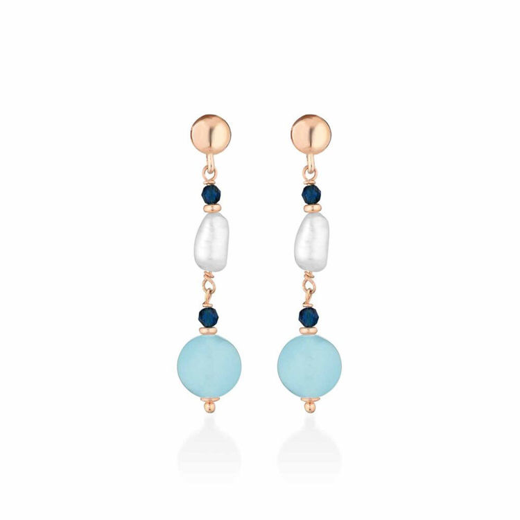 Immagine di Orecchini Sophie Con Perle Lelune Glamour | LGEA518.3