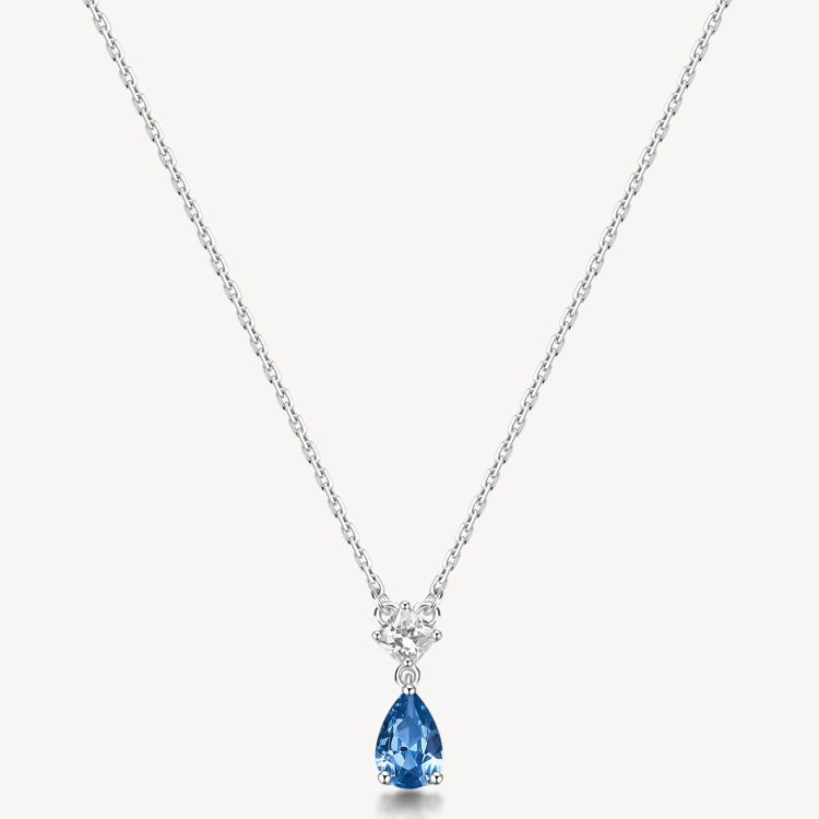 Immagine di Collana Con Pendente Zircone Freedom Blue Gioielli Brosway Fancy | FFB109
