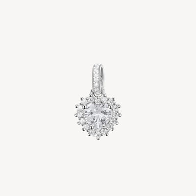 Immagine di Charm Cuore Con Zirconi Infinite White Gioielli Brosway Fancy | FIW120