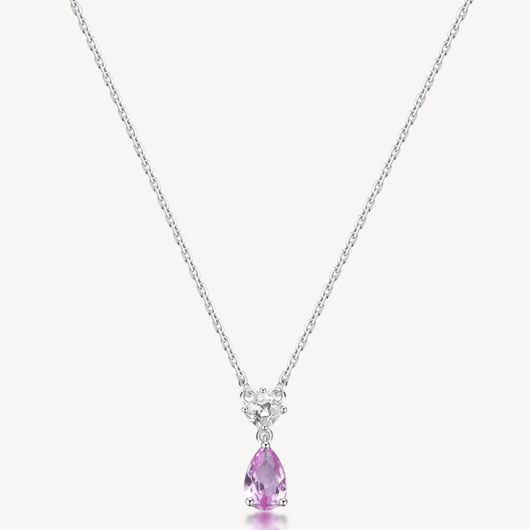 Immagine di Collana Con Pendente Zircone Vibrant Pink Gioielli Brosway Fancy | FVP111