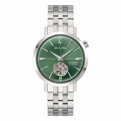 Immagine di Orologio Uomo Aerojet Automatic 38 mm Verde Bulova | 96A319