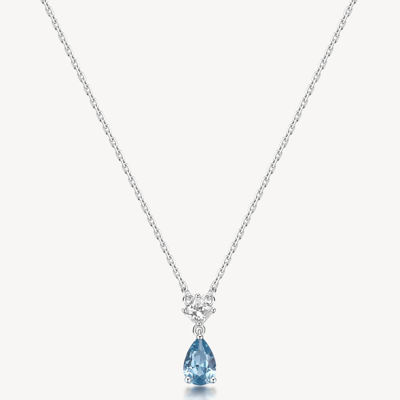 Immagine di Collana Con Pendente Zircone Light Blue Gioielli Brosway Fancy | FCL109
