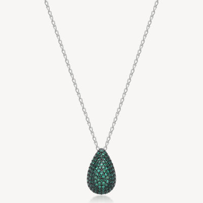 Immagine di Collana Con Galvanica Rutenia Pendente Life Green Gioielli Brosway Fancy | FLG117