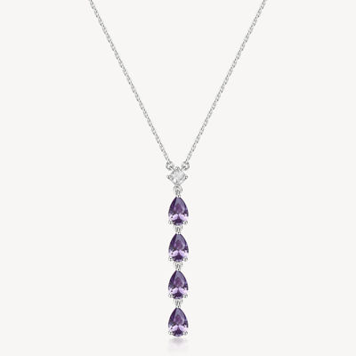 Immagine di Collana Con Pendente Zirconi Magic Purple Gioielli Brosway Fancy | FMP112