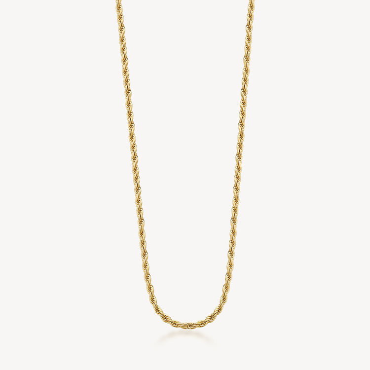 Immagine di Collana Essential Catena Torchon girocollo In Acciaio Rifinitura Dorata Brosway 440mm | BNL030