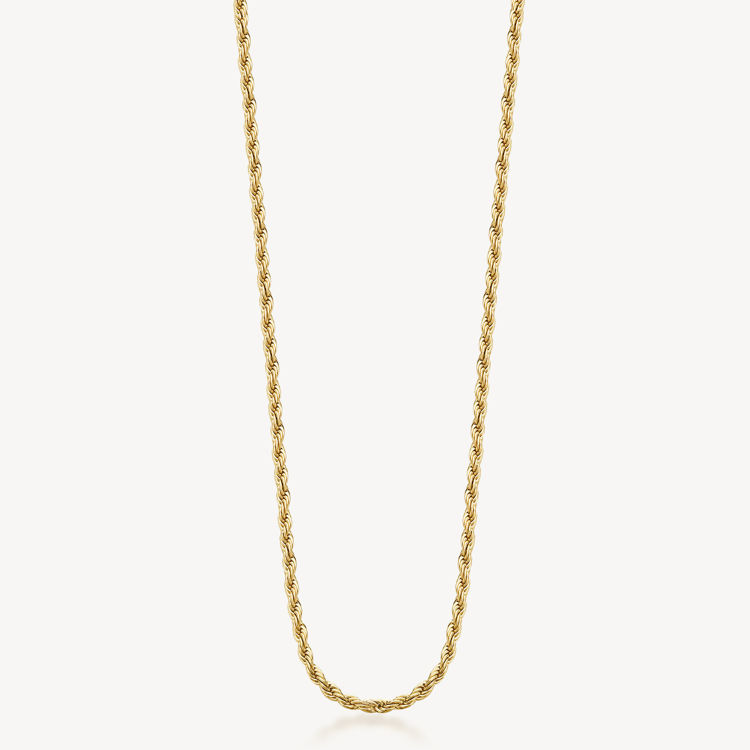 Immagine di Collana Essential Catena Torchon girocollo In Acciaio Rifinitura Dorata Brosway 440mm | BNL032