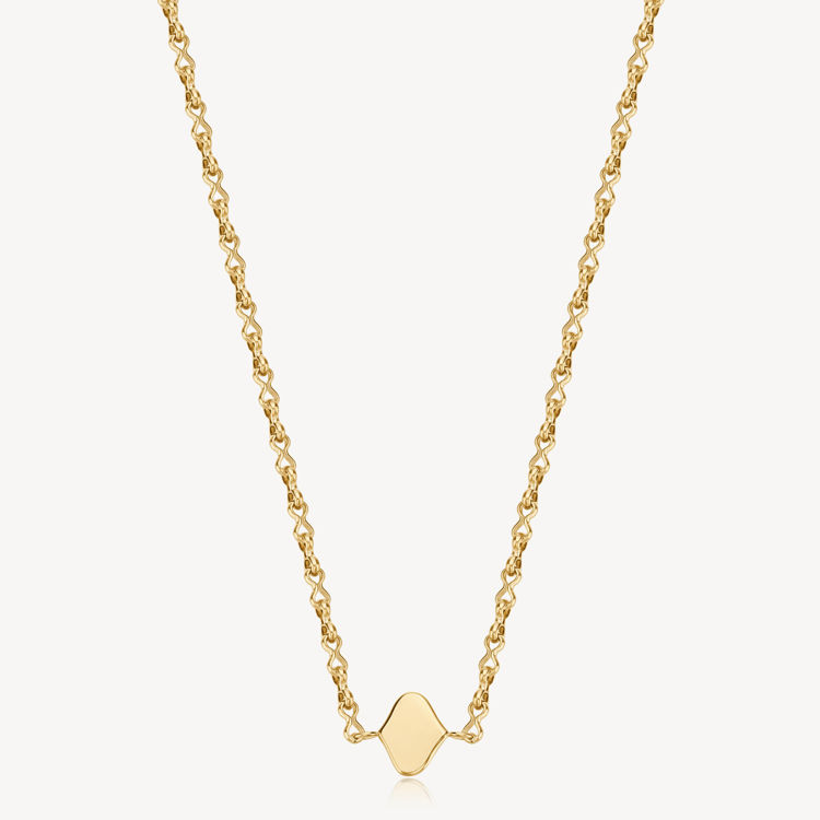 Immagine di Collana Essential Dorata Con Piastrina Centrale Brosway | BNL044