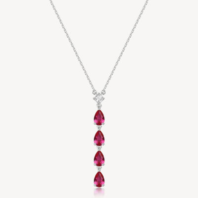 Immagine di Collana Con Pendente Zirconi Passion Ruby Gioielli Brosway Fancy | FPR112