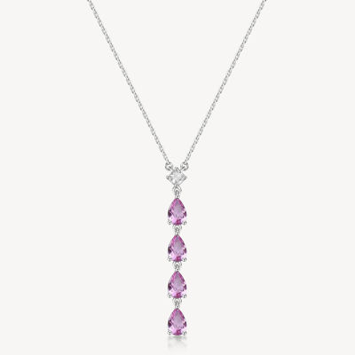 Immagine di Collana Con Pendente Zirconi Vibrant Pink Gioielli Brosway Fancy | FVP112