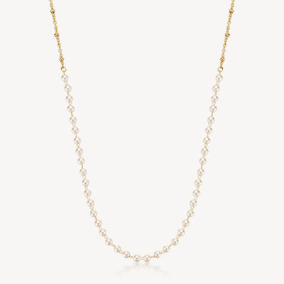 Immagine di Collana Essential Con Perle Di Conchiglie Rifinitura Dorata Brosway 560mm | BNL040