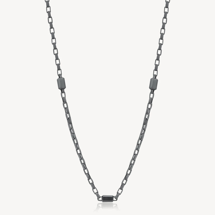 Immagine di Collana Uomo In Acciaio Colore Rutenio Logan Brosway | BOA03