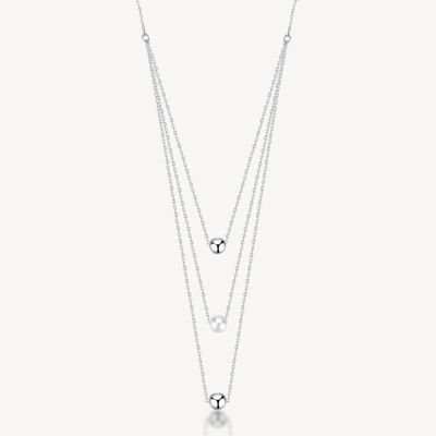 Immagine di Collana Multifilo In Acciaio E Perle Di Conchiglia Perfect Brosway | BPC07