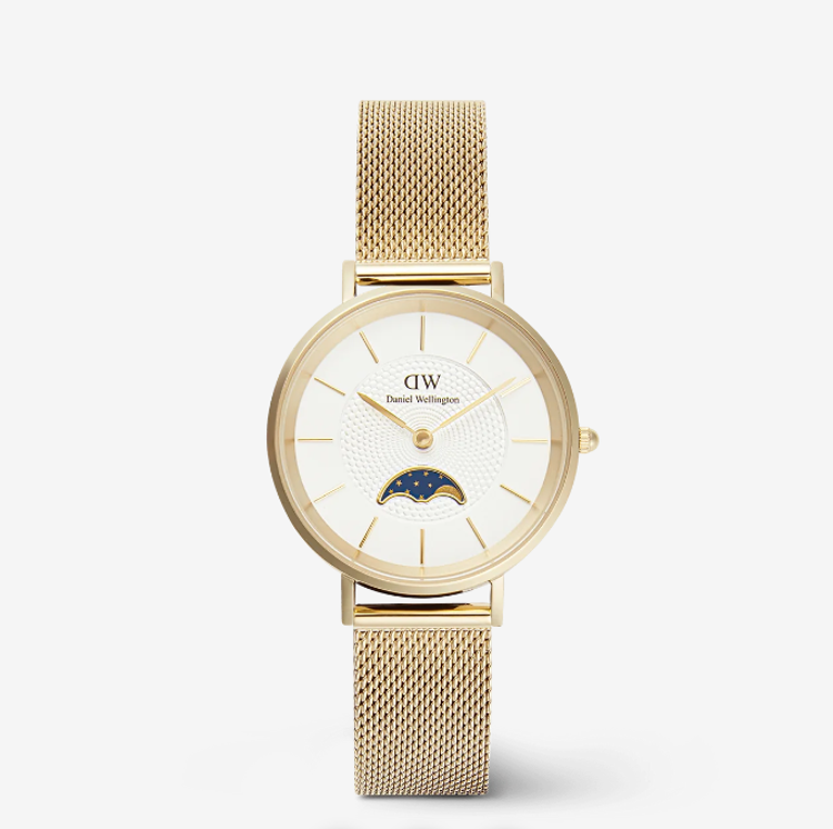 Immagine di Orologio Donna Daniel Wellington Petite Lune Evergold | DW00100771