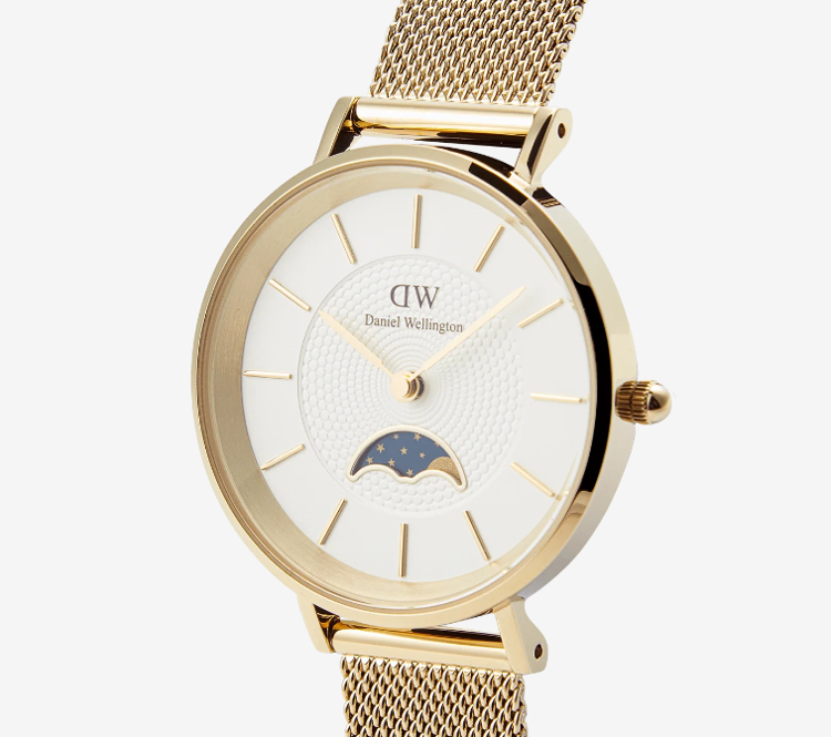 Immagine di Orologio Donna Daniel Wellington Petite Lune Evergold | DW00100771