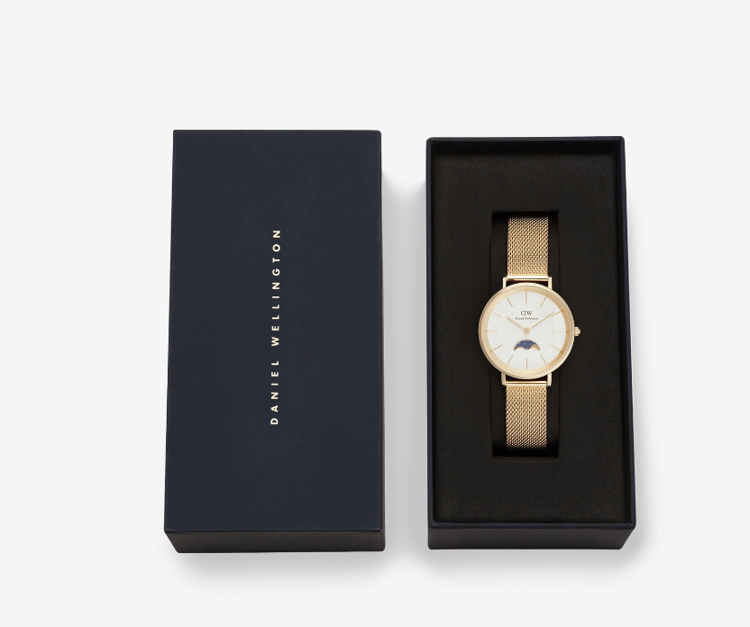 Immagine di Orologio Donna Daniel Wellington Petite Lune Evergold | DW00100771
