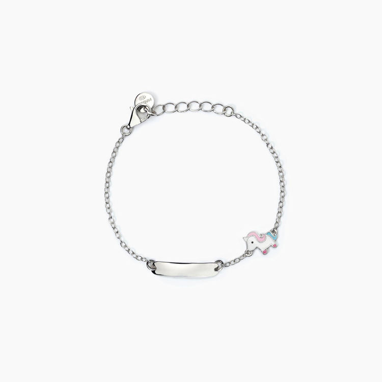 Immagine di Bracciale Bambina Personalizzabile Unicorno Gioielli Mabina |  533789