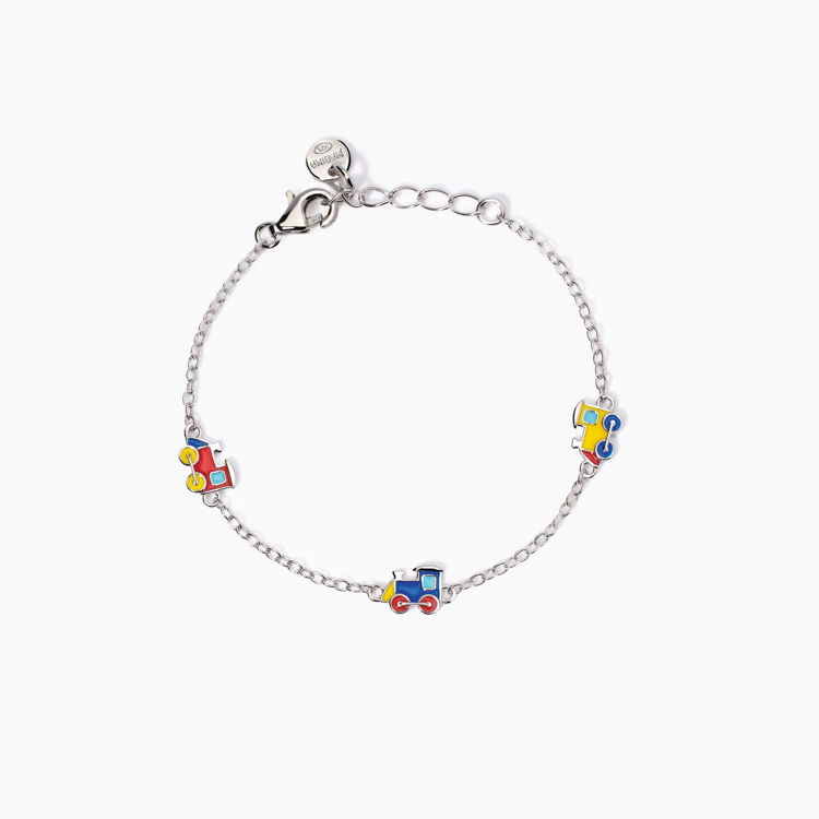 Immagine di Bracciale Con Trenini Smaltati Gioielli Mabina | 533914