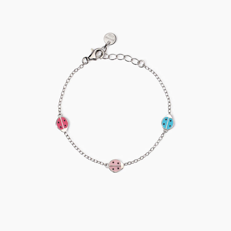 Immagine di Bracciale Bambina Con Coccinelle Smaltate Gioielli Mabina | 533909