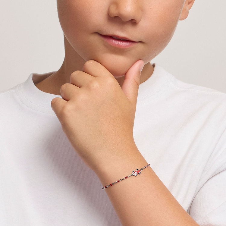 Immagine di Bracciale Con Macchinina Smaltata Gioielli Mabina | 533932