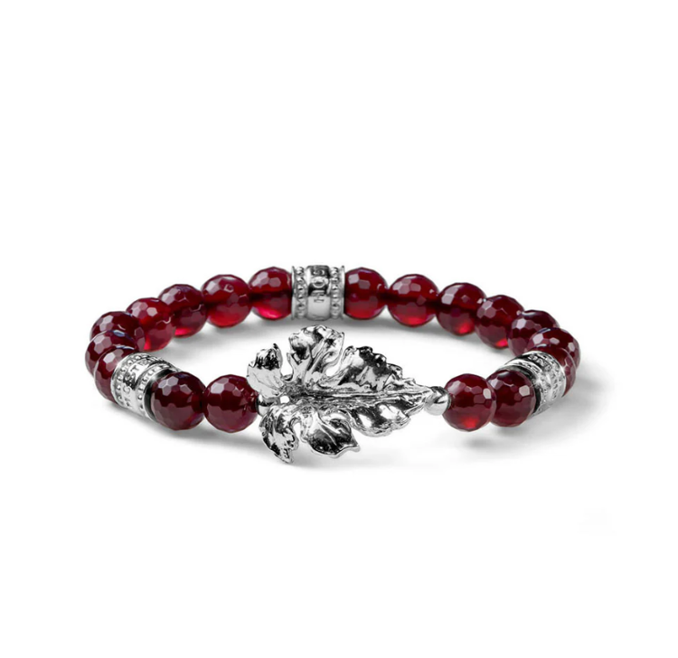Immagine di Bracciale Donna Vitis In Argento E Agata Rubino Mariacristinasterling | G2403