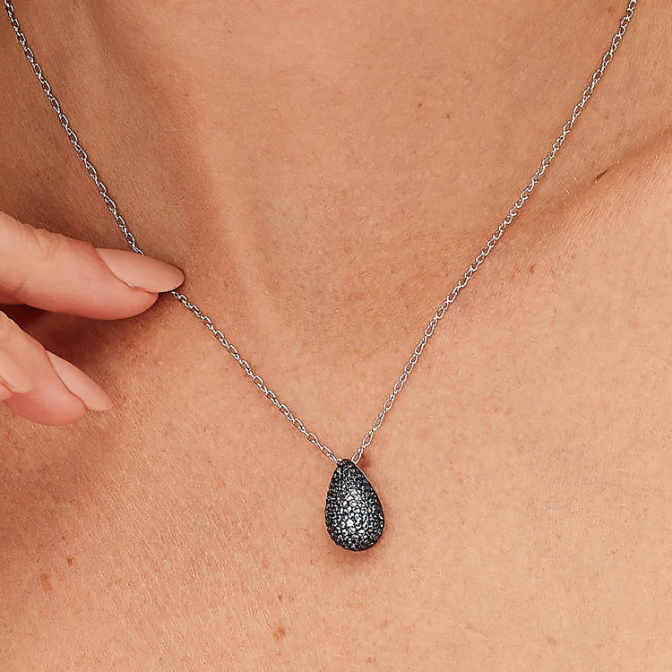 Immagine di Collana Con Galvanica Rutenia Pendente Light Blue Gioielli Brosway Fancy | FCL114